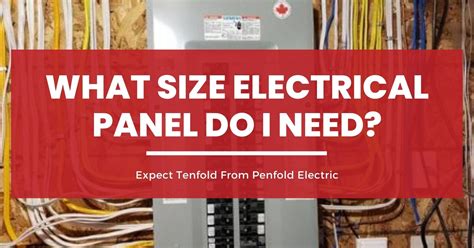 electrical panel sizes